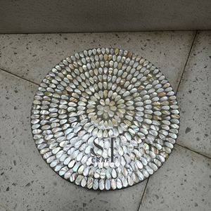 Artículo Popular: Bandeja Giratoria con Incrustaciones de Nácar, Organizador Giratorio Redondo para Cocina - Product Image 3