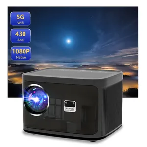 Topfoison M8 Factory price projector mobile phone 5g smartphone home 1080p bluetooth av hdmi 4k led lcd smart beamer