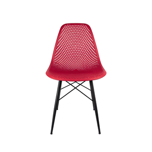 Silla de Comedor NEWBELLA de Plástico Saphire Roja, Ergonómica y Ligera para Cocina, Comedor y Oficina, Hecha en Turquía, Venta al Por Mayor - Product Image 2