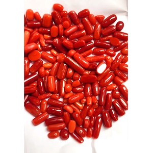 184pcs Naturel Italien Corail Bonne Qualité 7mm 14mm Rectangle Cabochon 231cts Lot Rouge Iroc Gemstone US $122 - Product Image 2