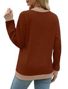 Sweat-shirt en molleton décontracté surdimensionné pour femme, respirant, séchage rapide, streetwear, uni, manches longues, coupe ample, avec capuche - Product Image 2