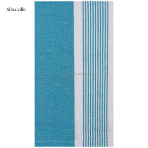 Soft Striped 100% Cotton Linen Dish <b>Towel</b> India Woven Antimicrobial Hanging Loop Absorbent Tea <b>Towel</b> for Golf Multi-Purpose Use - Product Image 1