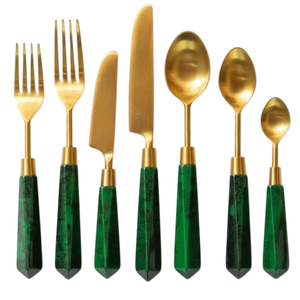 Couverts modernes et élégants populaires argenterie pour restaurant maison cuisine ensemble de couverts en acier inoxydable - Product Image 4