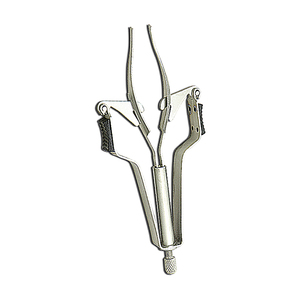 Pinzas de Cejas de Lujo con Punta Inclinada Automática UBI de 10 cm, Herramienta Profesional para Depilar el Vello Facial con Precisión, Acero con Alto Contenido de Carbono - Product Image 3