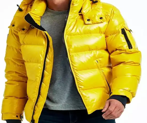 Veste en cuir pour hommes pour la saison d'hiver fermeture à glissière à manches longues coupe régulière vêtements de sport de motard pour adultes grande taille disponible personnalisable - Product Image 2