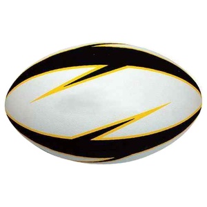 Ballon de rugby personnalisé haut de gamme 2026 – Tailles 3, 6, 9 – Chambre à air en butyl pour une haute rétention d'air – Style classique en cuir PU - Product Image 2