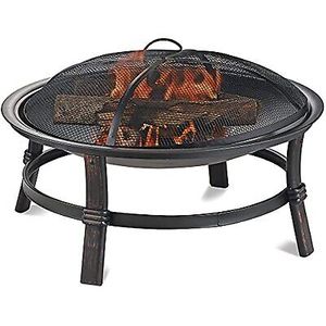 Pozo de fuego de Metal personalizado para jardín al aire libre, cuenco decorativo para patio con parrilla para barbacoa, diseño hecho a mano, suministros de jardín - Product Image 1