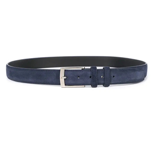 Cinturón de béisbol de cuero genuino para hombres, cinturón de cuero original de béisbol a la moda para hombres informales - Product Image 1