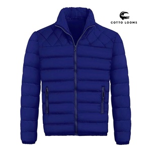 Chaqueta acolchada cálida con capucha de moda Premium personalizada para hombre ligera OEM ODM recortada de moda 2025 Elegante ropa de abrigo de invierno - Product Image 3