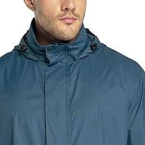 Chubasquero grueso de trabajo con logotipo personalizado transpirable, chubasquero largo impermeable de PVC reutilizable para hombres, fabricado por Dress Sports - Product Image 2