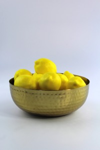 Modern Style Hammered Gold Serving Bowl For Home Decor Hotel Dining Festive <b>Table</b> Styling Luxury Display And Premium Gifting Use - Product Image 5