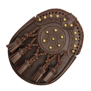 Vente en gros 2025 Nouveau design fait à la main en cuir de vache écossais Kilt avec boutons Accessoires d'instruments de musique - Product Image 5