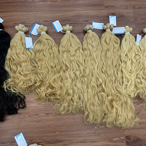 Coiffures à la mode Cheveux de trame colorés Ondulés naturels Aucune perte Aucun enchevêtrement - Product Image 2