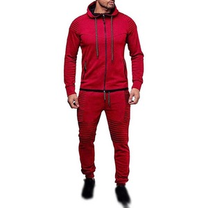 Ensemble de survêtement unisexe en polaire à séchage rapide, 2 pièces, avec logo personnalisé, sweat à capuche, pantalon de jogging cargo, fabriqué au Pakistan - Product Image 4