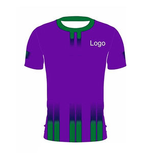 Elegante conjunto de uniforme de camiseta de fútbol de manga corta para adultos-100% poliéster camiseta de fútbol transpirable de secado rápido diseño personalizado - Product Image 6