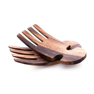 Cuchara para servir ensalada de frutas y verduras de madera, venta al por mayor, precio directo de fábrica, aspecto elegante, artículo de decoración de mesa - Product Image 2