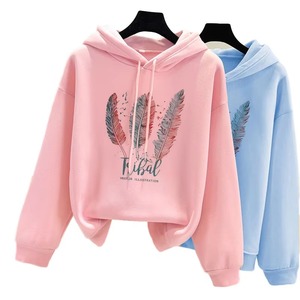 Sudaderas con capucha de talla grande para hombre y mujer, sudaderas con capucha de lana, sudaderas con capucha en blanco de gran tamaño de algodón, logotipo personalizado - Product Image 2