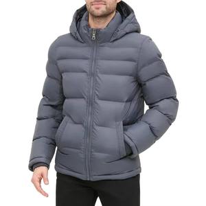 Vestes et manteaux matelassés légers personnalisés pour l'hiver, vêtements d'extérieur élégants, streetwear pour hommes, veste matelassée chaude et confortable - Product Image 1