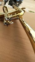 Professional C Trumpet Gold Free Bb Slide Complete Kit Beginners Advanced Students Gloves Luxury Hard-Wearing R HANDICRAFT
