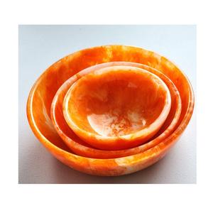 Tazón de Resina Hecho a Mano con Acabado Brillante Transparente, Centro de Mesa Ecológico para Fiestas, Decoración Moderna para Interiores del Hogar - Product Image 4