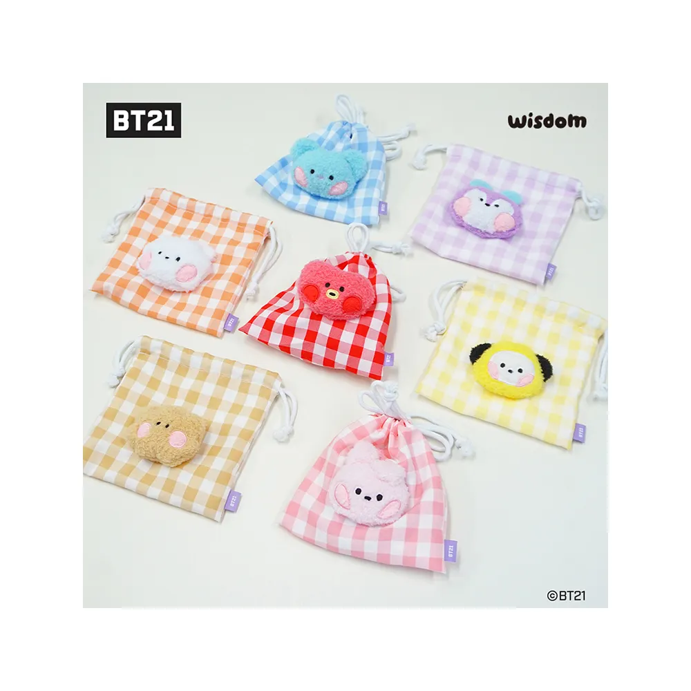 BT21 minini face pouch Delivery from Korea on the fastest way Best Price and Good Product High Quality and Hot Selling