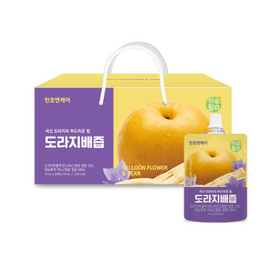 [ChunhoNcare] Zumo de frutas y verduras más vendido Bellflower & Pear Juice 70ml * 30Pack Bebida funcional de raíz de pera para todas las edades - Product Image 1