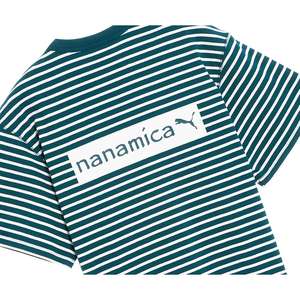 Puma Nanamica Stripped Mens Knits & Tees Couleur : Vert/Blanc 100% authentique - Product Image 4