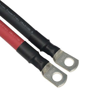 Câble d'alimentation pour onduleur 4/0 AWG de 1,5 m, noir, avec 2 cosses, en cuivre pur toronné - Product Image 1