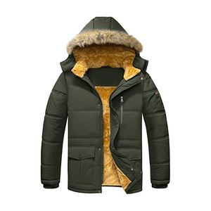 Chaqueta de Invierno para Hombre, Nueva Llegada 2025, con Capucha, Casual, Ajustada, de Algodón, Tallas Grandes M-4XL, Cuello Alto, Nuevo Diseño, Logotipo Frontal, Cierre de Cremallera - Product Image 1