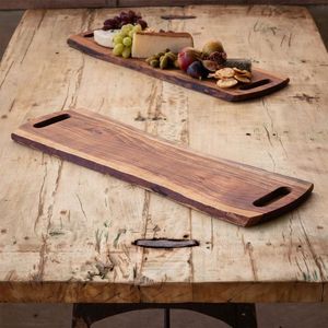 Plateau en bois rustique pour servir de la nourriture Bol de service de cuisine Salade Bol Riz Pour restaurant - Product Image 4