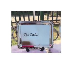 Plateau de service en bois de conception attrayante avec poignées en aluminium Plateau de nourriture d'ustensiles de cuisine d'hôtel et de restaurant - Product Image 6