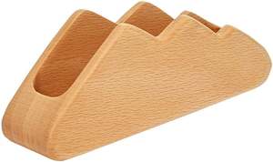 Soporte para tarjetas de visita Tarjeta de visita personalizada Titulares de tarjetas de visita de madera de acacia para proveedor mayorista - Product Image 2