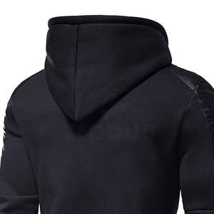 Chándales de invierno para hombre personalizados OEM fabricados en fábrica 100% algodón de alta calidad transpirable venta superior a precio barato patrón sólido - Product Image 6