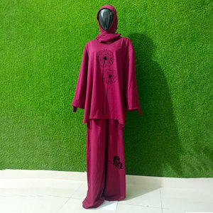 Vente en gros de maillots de bain islamiques pour femmes en petite quantité, taille plus, couvrant entièrement le corps, avec imprimé animal, ensemble 2 pièces, imperméable - Product Image 1