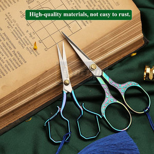 Customized Sewing Embroidery <b>Scissors</b> Fancy Handle Stainless Steel Embroidery <b>Scissors</b> for Threading Needlework - Product Image 5