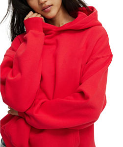 Sweats à capuche pour femmes en polaire de haute qualité 100% coton sweats à capuche vierges femmes surdimensionné poids lourd personnalisé sweat-shirt pour femmes - Product Image 5