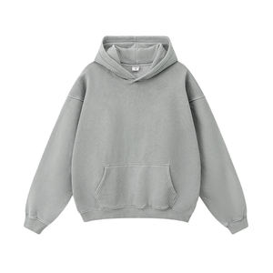 Sudaderas con Capucha para Mujer al por Mayor, Estilo Casual para Otoño, Colores Lavados, Diseño Sólido con Logotipo de Fabricante - Product Image 3