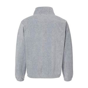 Veste d'université coupe-vent unisexe pour hommes 100% polyester polaire hiver chaud anti-boulochage fermeture éclair Logo tricoté solide doublé - Product Image 2