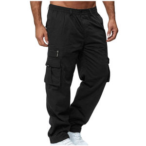 Pantalones Cargo transpirables de secado rápido de alta calidad para hombre, pantalones informales con cordón en la cintura elástica - Product Image 2