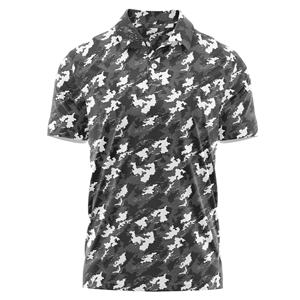 Polo de golf anti-rides pour homme avec logo brodé personnalisé, tissu en jersey uni imprimé en 3D, fabriqué au Vietnam - Product Image 5