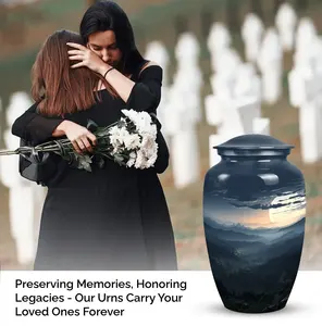 Mountain Memories <b>Large</b> Decorative Cremation <b>Urns</b> For Men - Product Image 3