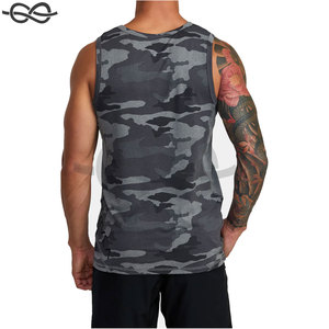 Débardeur d'été pour hommes personnalisé gilet séchage rapide vêtements de sport coupe ajustée grande taille été sans manches coupé t-shirt - Product Image 2