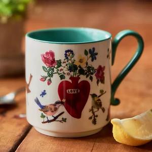 Bone China Coffee Mug Retains Heat Longer <b>Dishwasher</b> & Microwave Safe Customizable for Home Office Gifts - Product Image 1