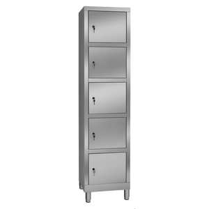 Schedario in acciaio inossidabile a 5 porte - Product Image 1