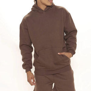 Venta al por mayor de alta calidad sudadera pesada sudadera Lisa Sudadera con capucha de gran tamaño lavado ácido sudaderas con capucha lavado pesado - Product Image 3