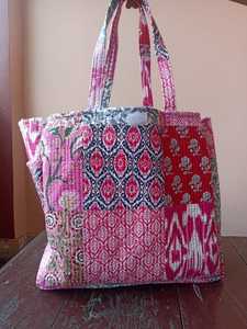 Luxury Premium Multi-Color <b>Tote</b> <b>Bag</b> Made in India Leather and Canvas Lining <b>Summer</b> Product by Indian Manufacturer Exporter - Product Image 3