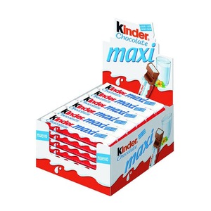 Barra de chocolate de calidad premium Kinder Maxi Golosinas Delicioso sabor cremoso Elección perfecta para todas las edades Comprar ahora - Product Image 1