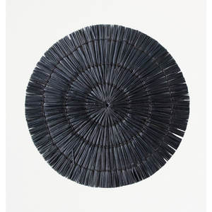 Wholesale Price Seagrass Placemats Coasters Handwoven Eco-Friendly Vintage Round Kitchen Wedding Party Table <b>Dinner</b> Decor - Product Image 3