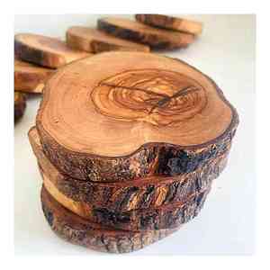 Customized Printed Design Handmade Tea Coaster Set Dark Wood Coasters Set for <b>Wooden</b> <b>Table</b> Tea <b>Coffee</b> Coaster - Product Image 5
