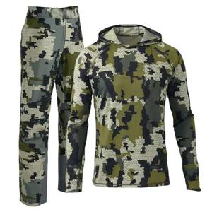 Ensemble de veste de chasse d'hiver camouflage personnalisé, imperméable, à capuche, pour adulte, vêtements d'extérieur en polyester et coton, OEM - Product Image 1